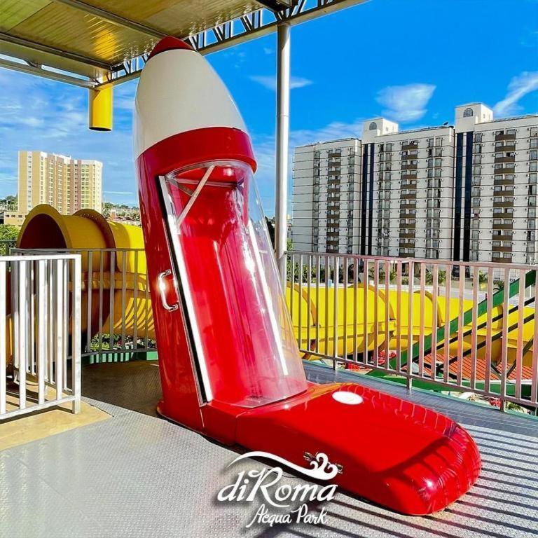 كلدس نوفاس Lacqua Diroma Oficial - Diroma Acqua Park Incluido - Com Roupa De Cama E Banho المظهر الخارجي الصورة